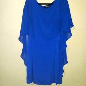 👗Glamour Nights Blue Flared Dress 18👗